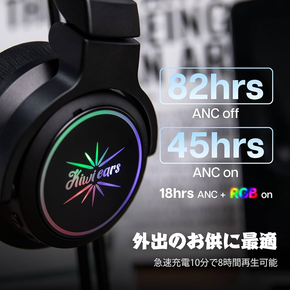 Linsoul Kiwi Ears Aventus ゲーミングヘッドホン Amazon.com: Linsoul Kiwi Ears Aventus Bluetooth 5.4 Over Ear